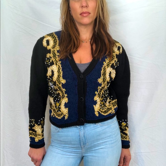 Vintage Sweaters - 1990’s Vintage Roblin Sinkler Cardigan Sweater